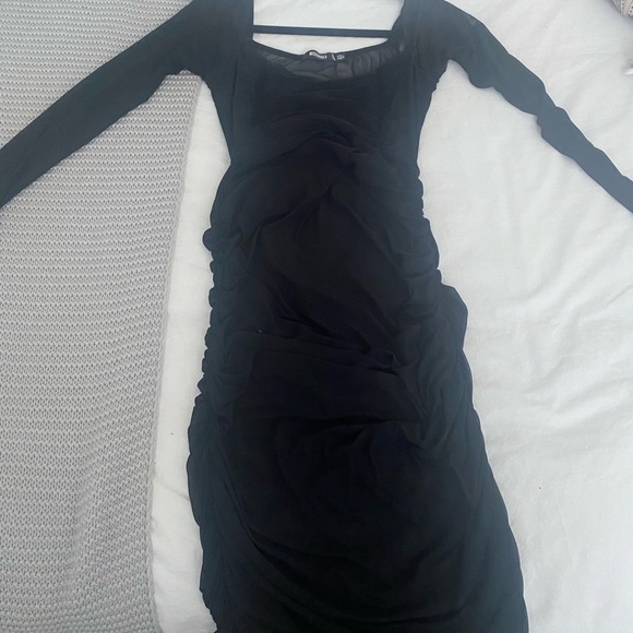 Mesh black dress size US 6 - Picture 2 of 4